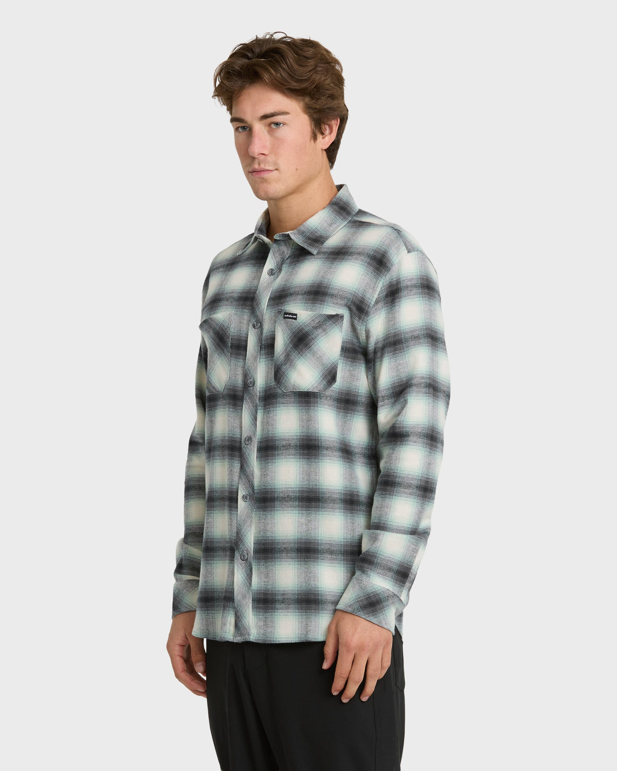 Terrace Stretch Flannel Shirt - Moonstruck | Quick SilverPremium