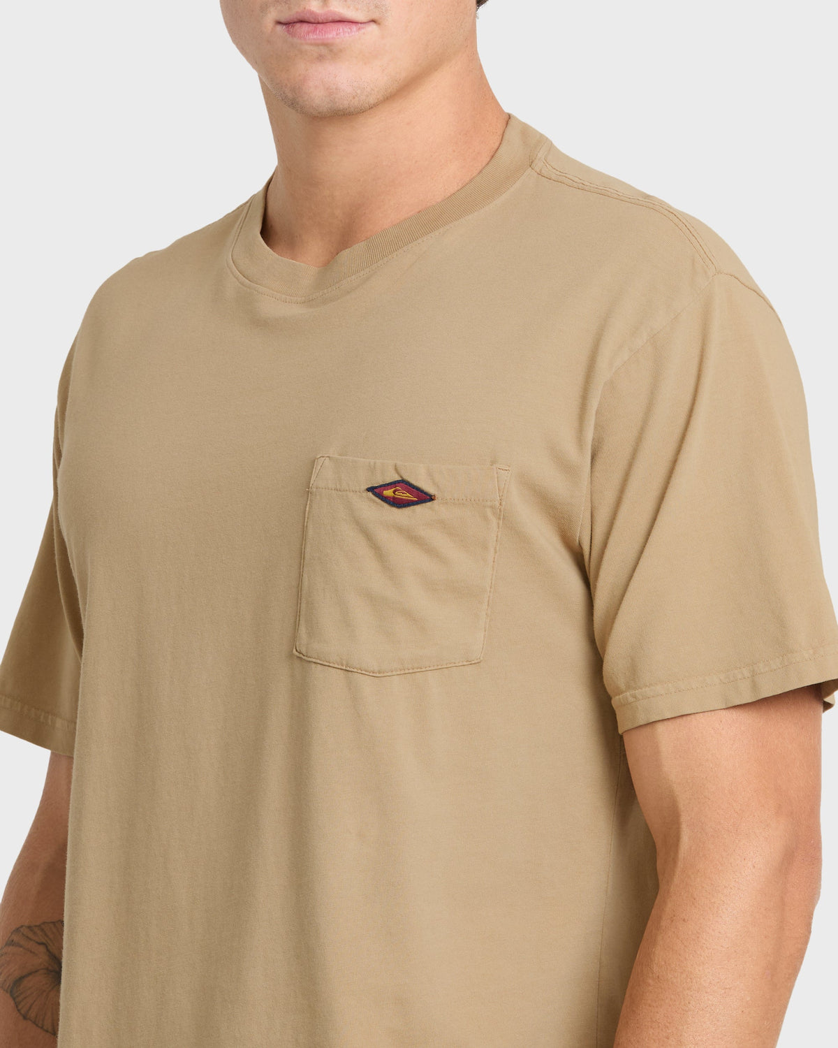 Saltwater Pocket Tee - Elmwood | Quick SilverPopular
