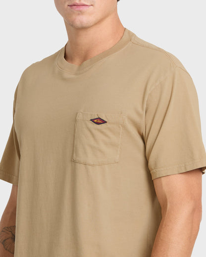 Saltwater Pocket Tee - Elmwood | Quick SilverPopular