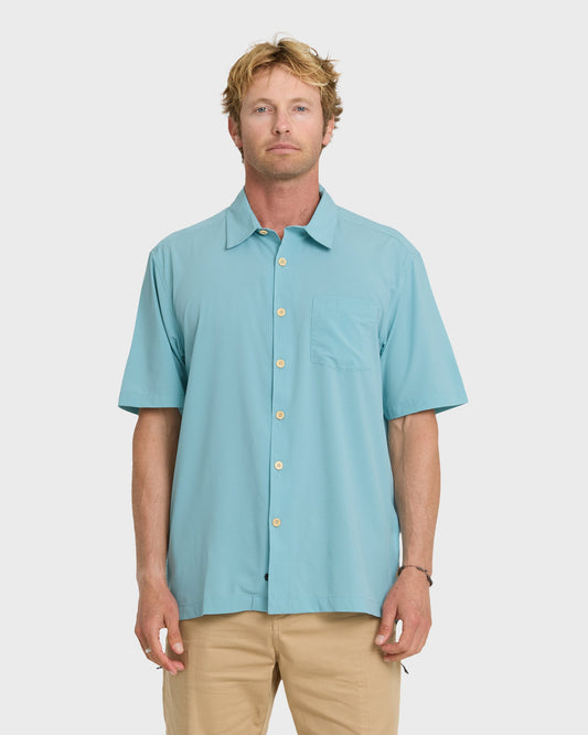 Chaser Short Sleeve Woven Shirt - Reef Waters | Quick SilverBest Price