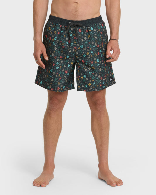 Everyday Ditsy Floral Swim Trunks - Black | Quick SilverCustomer Favorite