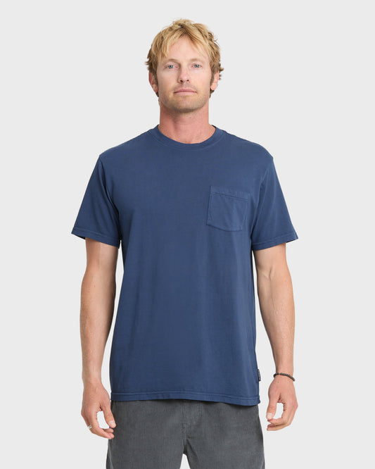Saltwater Pocket Tee - Navy | Quick SilverDiscount