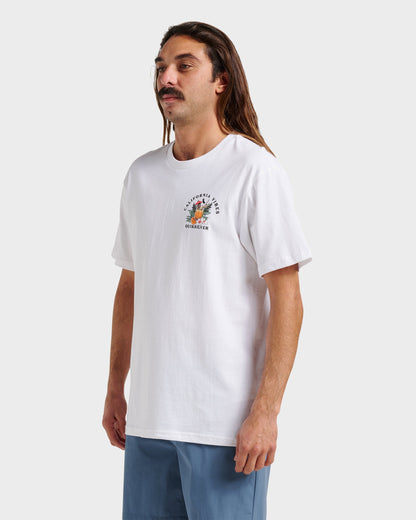 Ca California Vibes Classic T-shirt - White | Quick SilverSpecial Offer