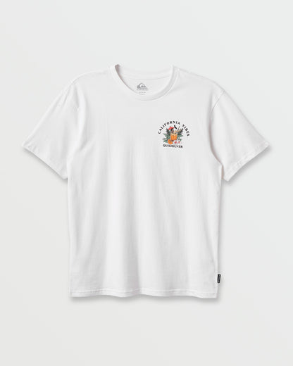 Ca California Vibes Classic T-shirt - White | Quick SilverSpecial Offer