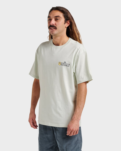 Waterman Aloha Sunset Classic T-shirt - Smoke | Quick SilverEssential