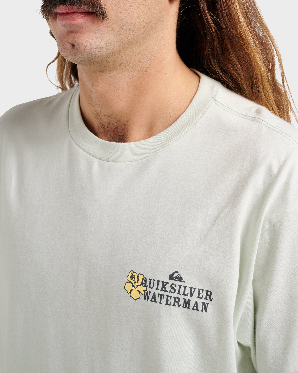 Waterman Aloha Sunset Classic T-shirt - Smoke | Quick SilverEssential