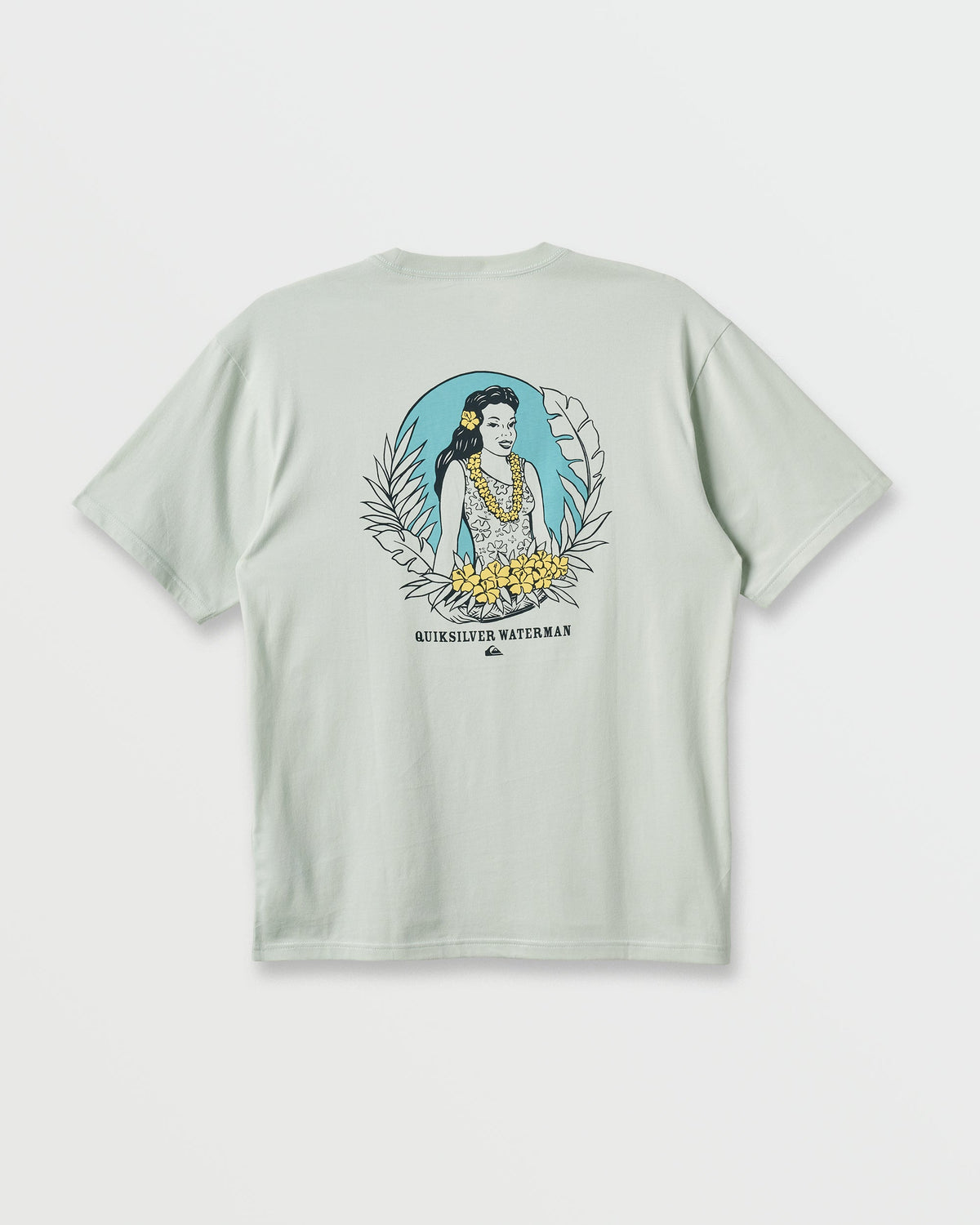 Waterman Aloha Sunset Classic T-shirt - Smoke | Quick SilverEssential