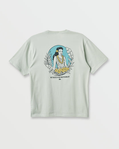 Waterman Aloha Sunset Classic T-shirt - Smoke | Quick SilverEssential