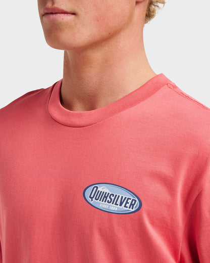 Cresent Speed Classic T-shirt - Mineral Red | Quick SilverSale