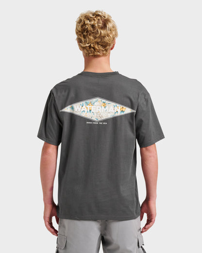 Waterman Diamond Classic T-shirt - Phantom | Quick SilverTop Pick