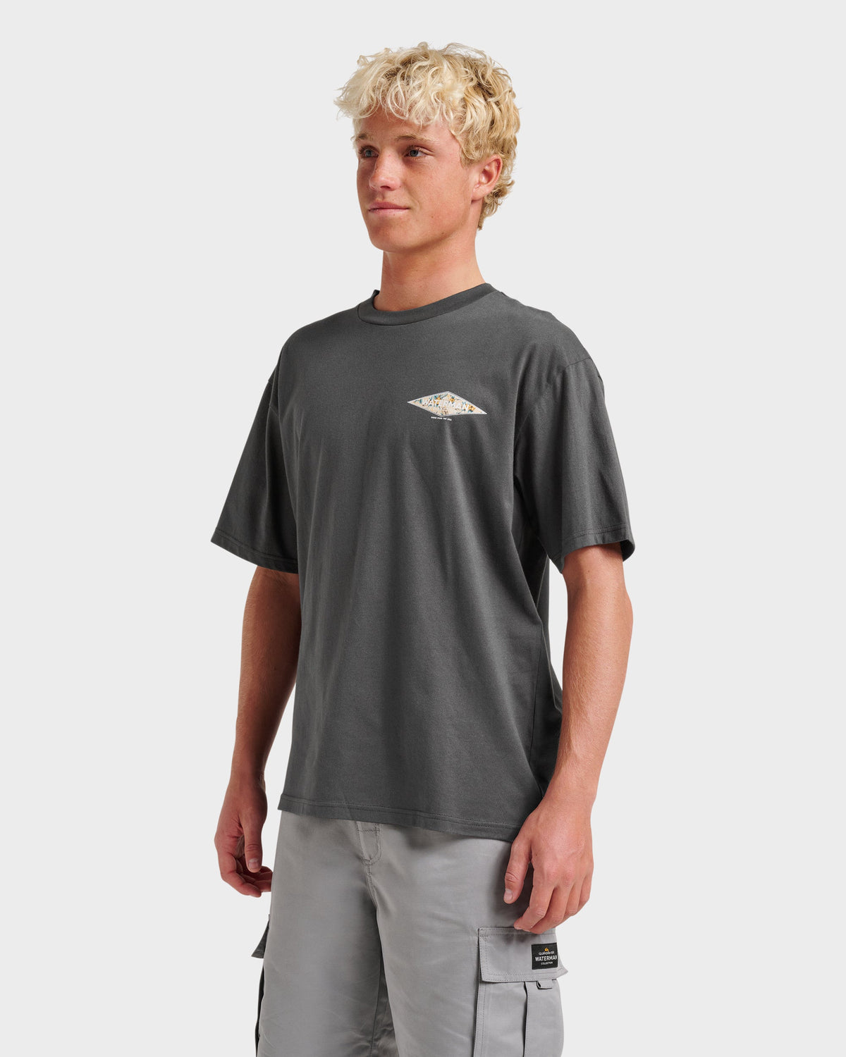 Waterman Diamond Classic T-shirt - Phantom | Quick SilverTop Pick
