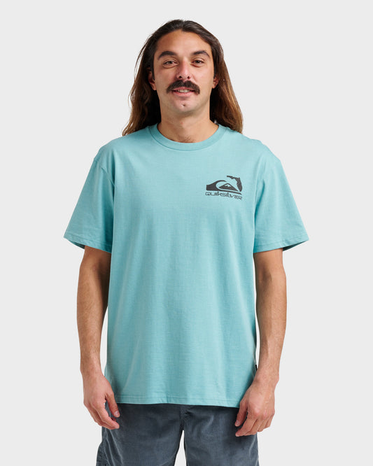 Fl Florida Lookout Point Classic T-shirt - Dusty Turquoise Heather | Quick SilverFeatured