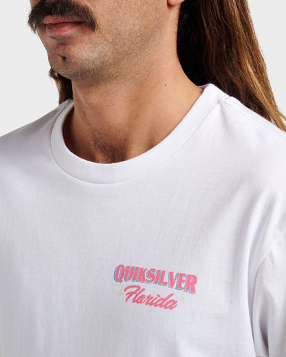 Fl Florida Time Classic T-shirt - White | Quick SilverLatest
