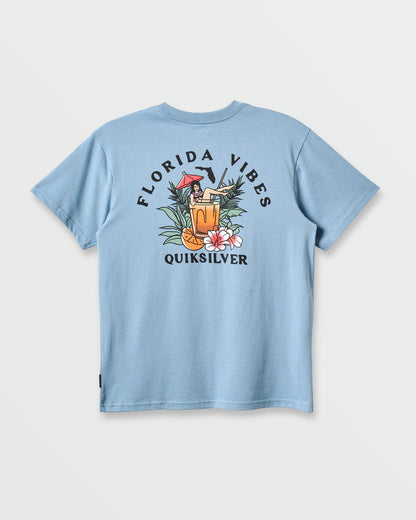 Fl Florida Vibes Classic T-shirt - Ashley Blue Heather | Quick SilverFeatured