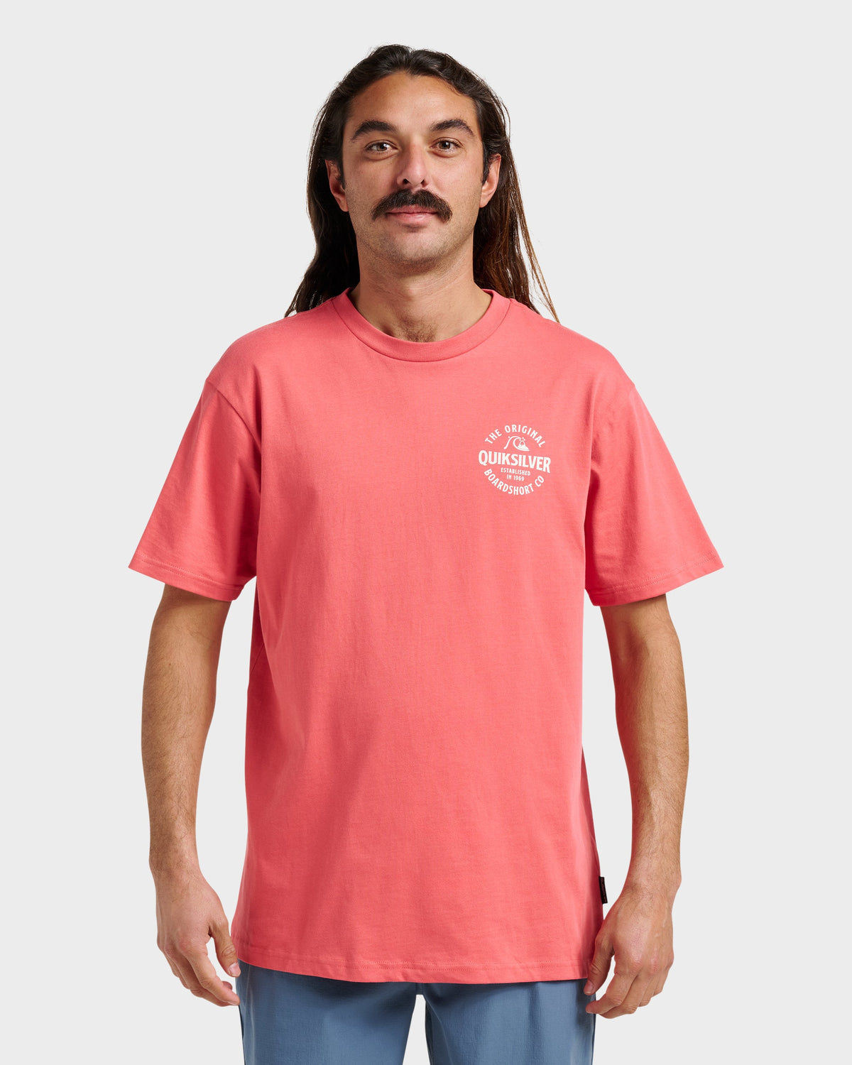 Locked Up Classic T-shirt - Mineral Red | Quick SilverClassic