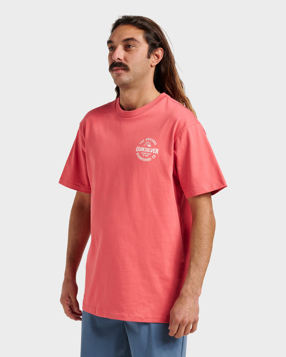 Locked Up Classic T-shirt - Mineral Red | Quick SilverClassic