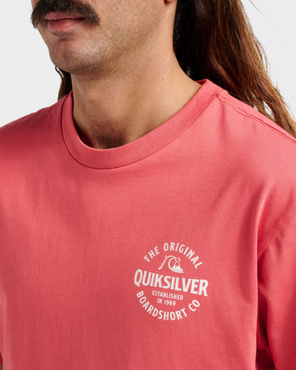 Locked Up Classic T-shirt - Mineral Red | Quick SilverClassic