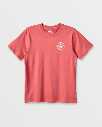 Locked Up Classic T-shirt - Mineral Red | Quick SilverClassic