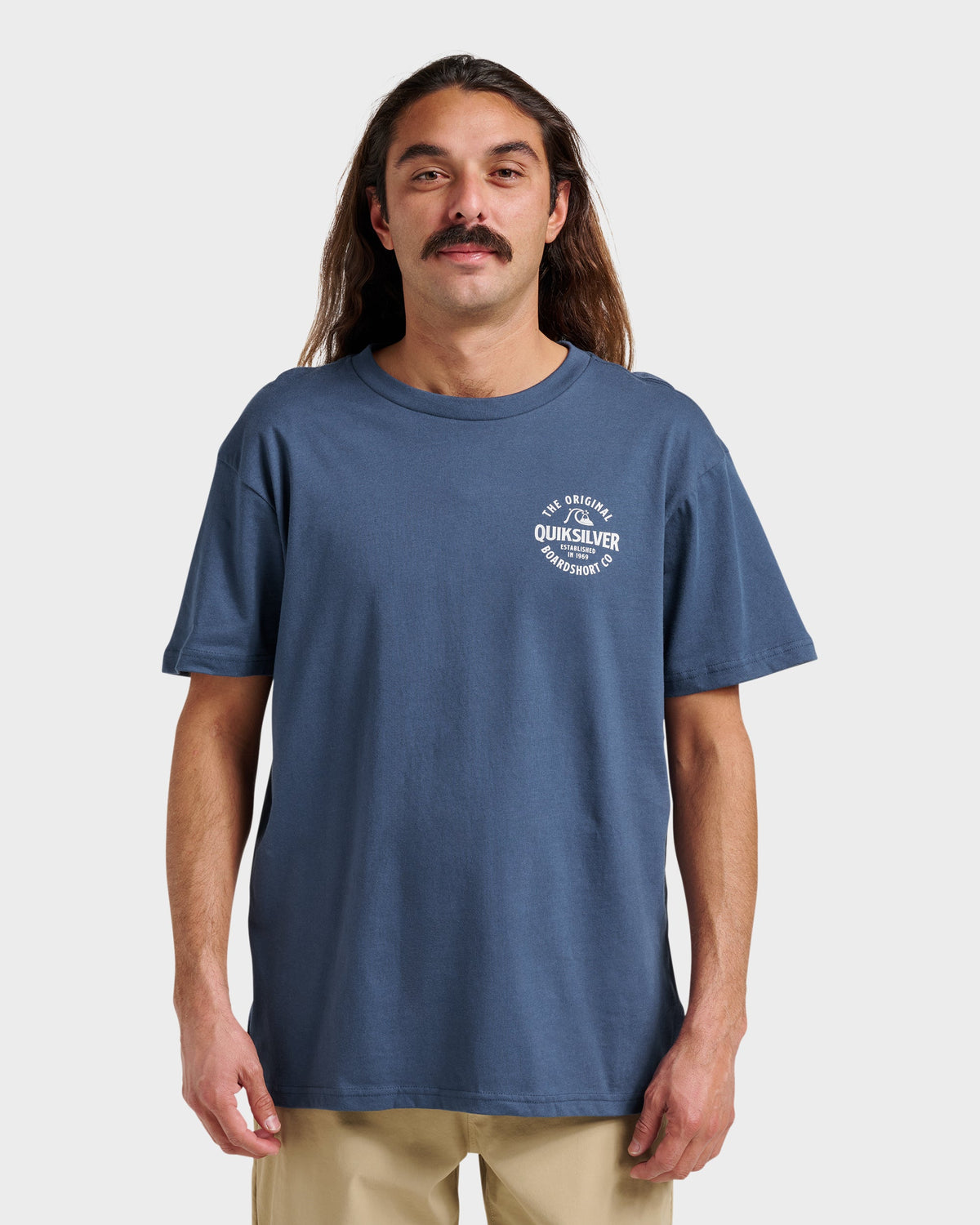 Locked Up Classic T-shirt - Navy | Quick SilverDiscount