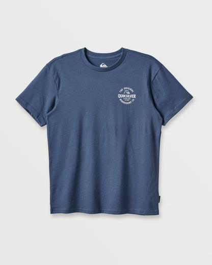 Locked Up Classic T-shirt - Navy | Quick SilverDiscount