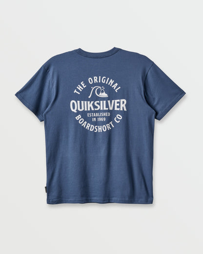 Locked Up Classic T-shirt - Navy | Quick SilverDiscount