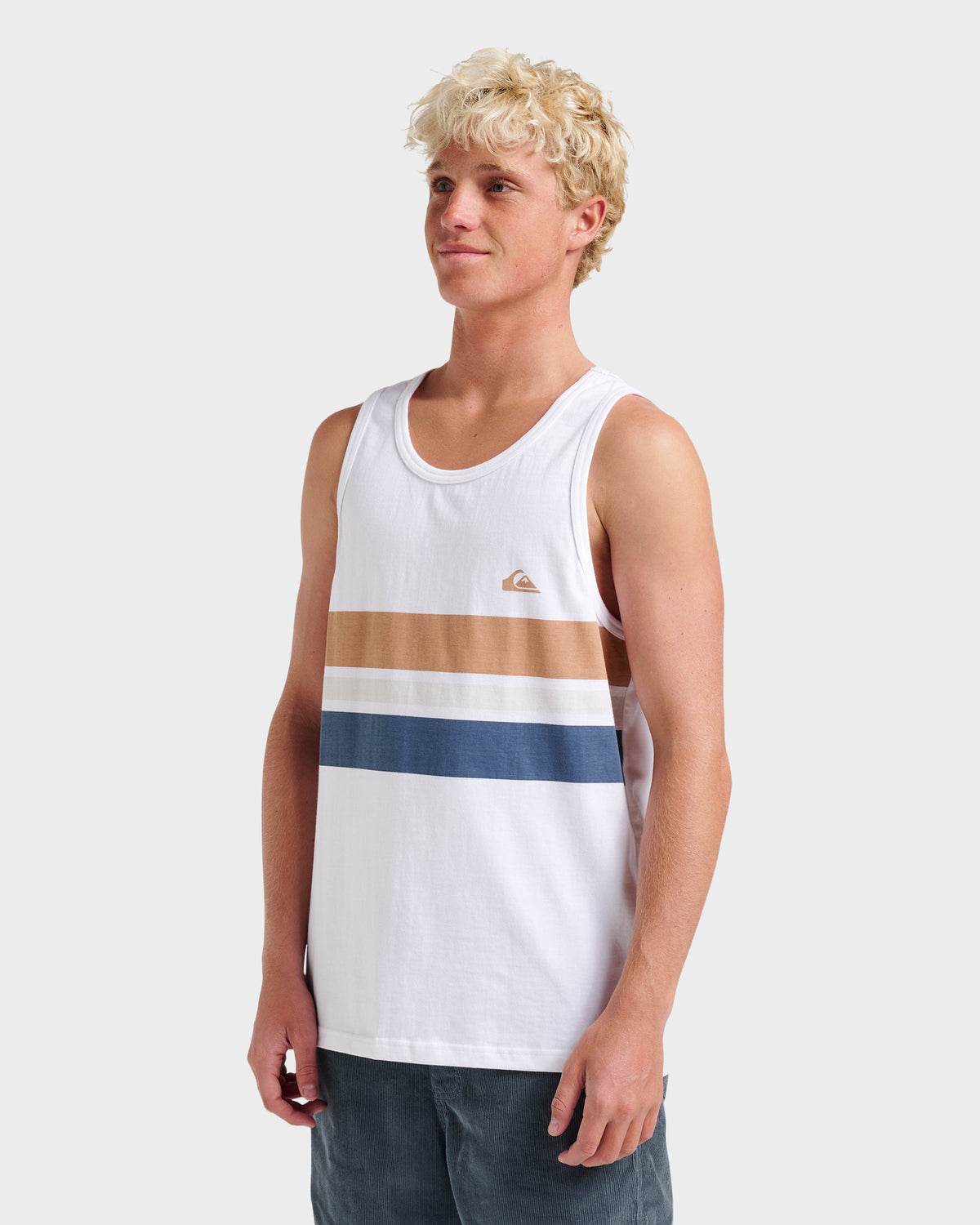 Og Stripe Tank - White | Quick SilverQuality