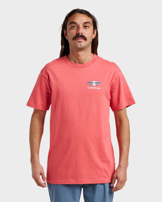 Peak Day Classic T-shirt - Mineral Red | Quick SilverEveryday