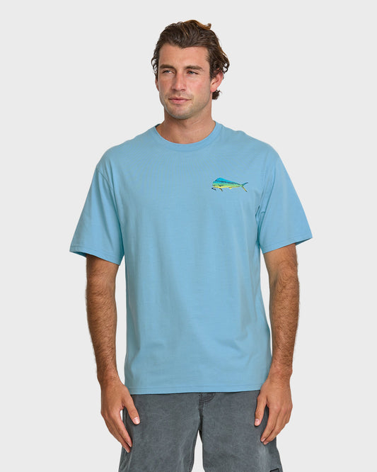 Waterman Quik Hook Classic T-shirt - Cali Blue | Quick SilverPremium