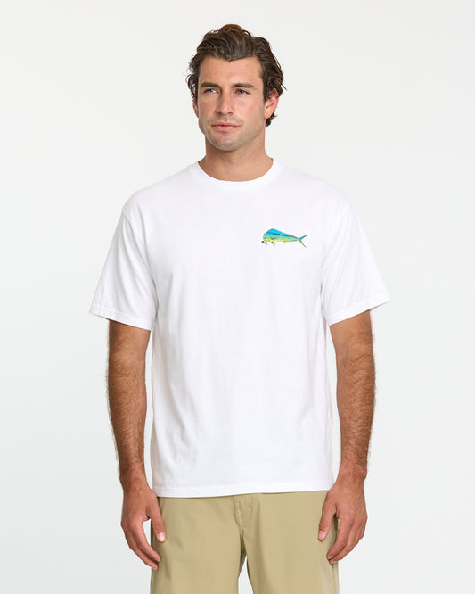 Waterman Quik Hook Classic T-shirt - White | Quick SilverTrusted