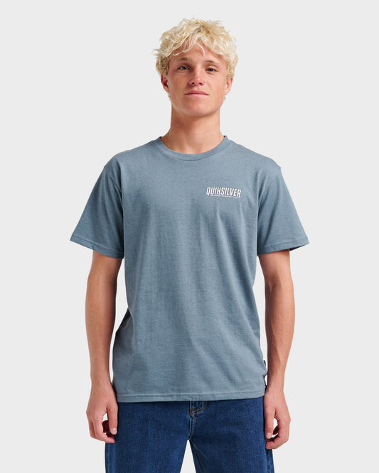 Ride Side Up Classic T-shirt - China Blue Heather | Quick SilverClassic
