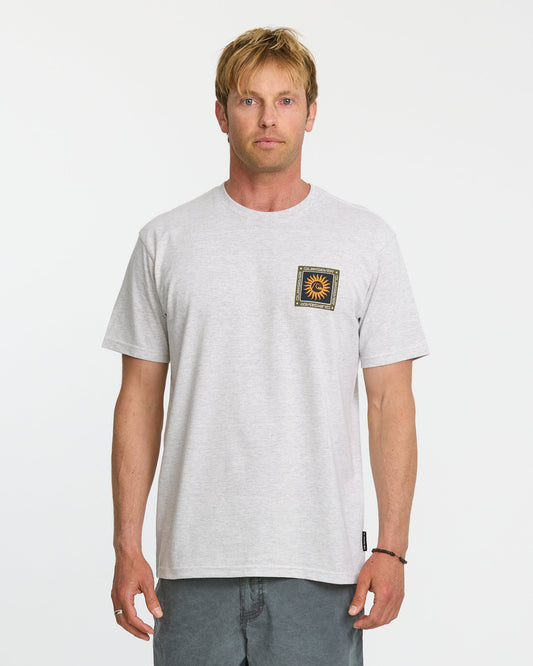 Sun Roots Organic Heather T-Shirt - Charcoal Heather | Quick SilverSpecial Offer