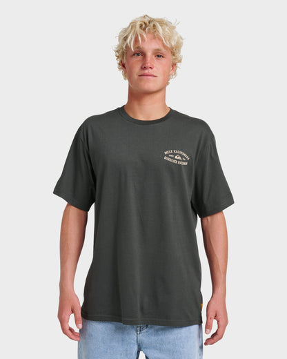 Waterman Tiki Holiday Classic T-shirt - Phantom | Quick SilverTrending