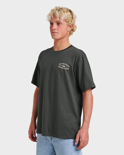 Waterman Tiki Holiday Classic T-shirt - Phantom | Quick SilverTrending