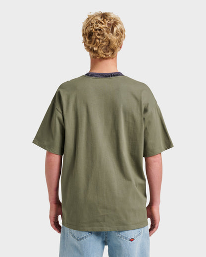 Mercury Ringer T-shirt - Dusty Olive | Quick SilverTop Pick