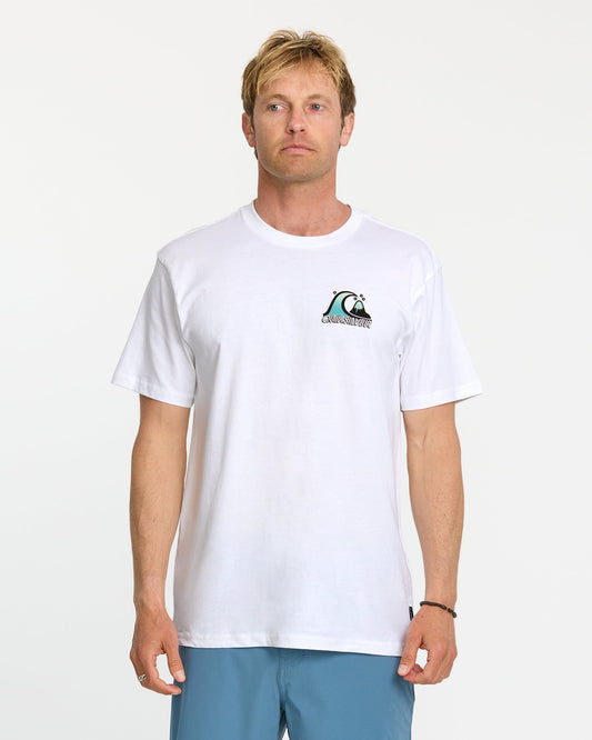 Bubble Fade T-Shirt - White | Quick SilverBest Price