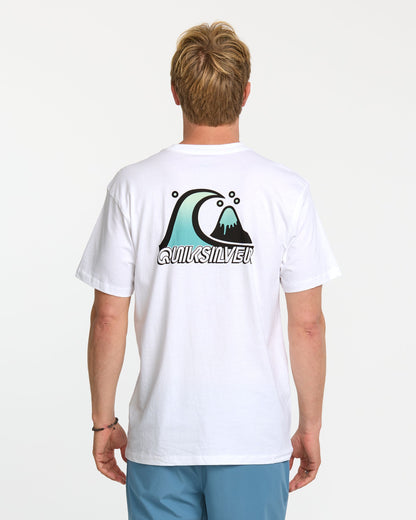 Bubble Fade T-Shirt - White | Quick SilverBest Price