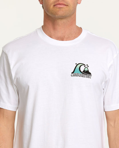 Bubble Fade T-Shirt - White | Quick SilverBest Price