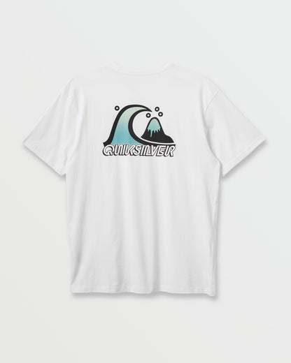 Bubble Fade T-Shirt - White | Quick SilverBest Price