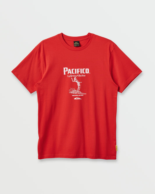 Quiksilver x Pacifico Baja Arch T-Shirt - Red | Quick SilverSignature