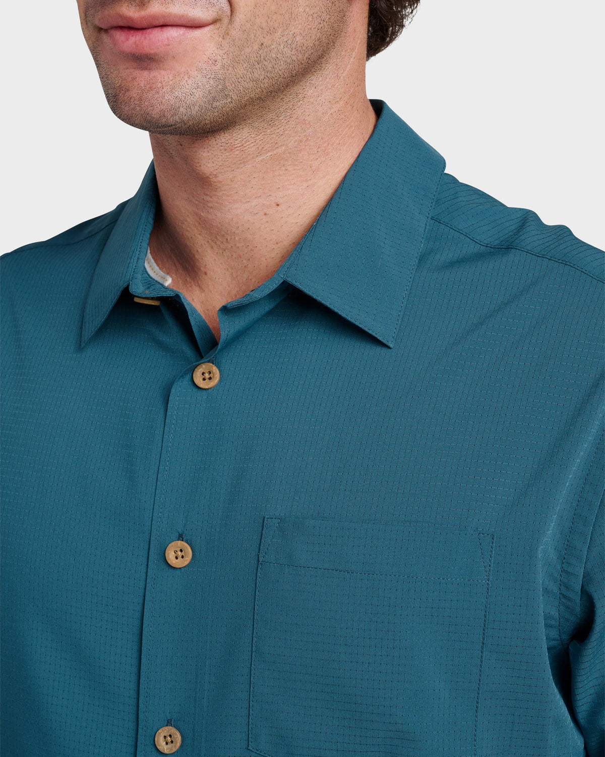 Chaser Short Sleeve Woven Shirt - Real Teal | Quick SilverLatest