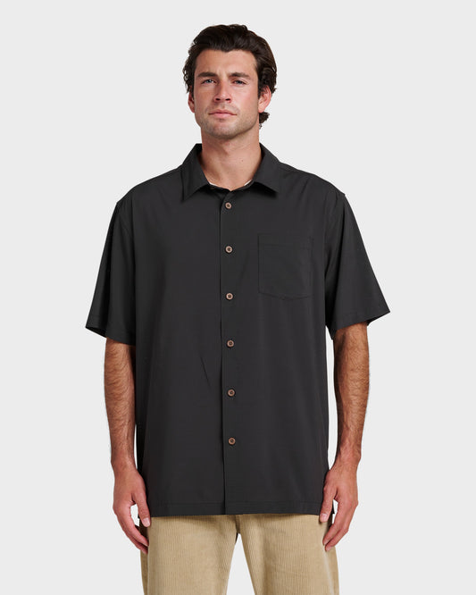 Chaser Short Sleeve Woven Shirt - Phantom | Quick SilverClassic