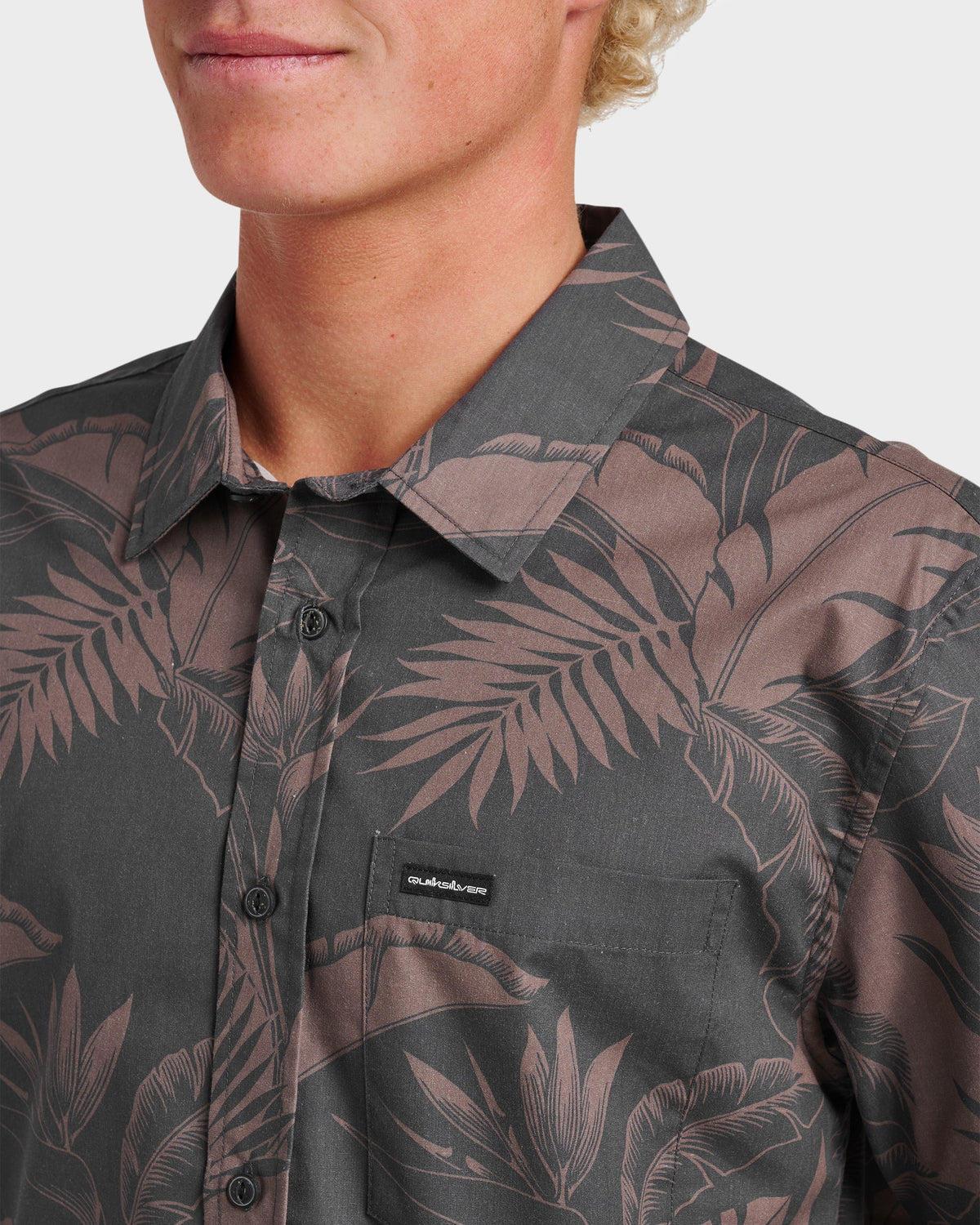Kahanu Classic Short Sleeve Shirt - Black | Quick SilverTrending