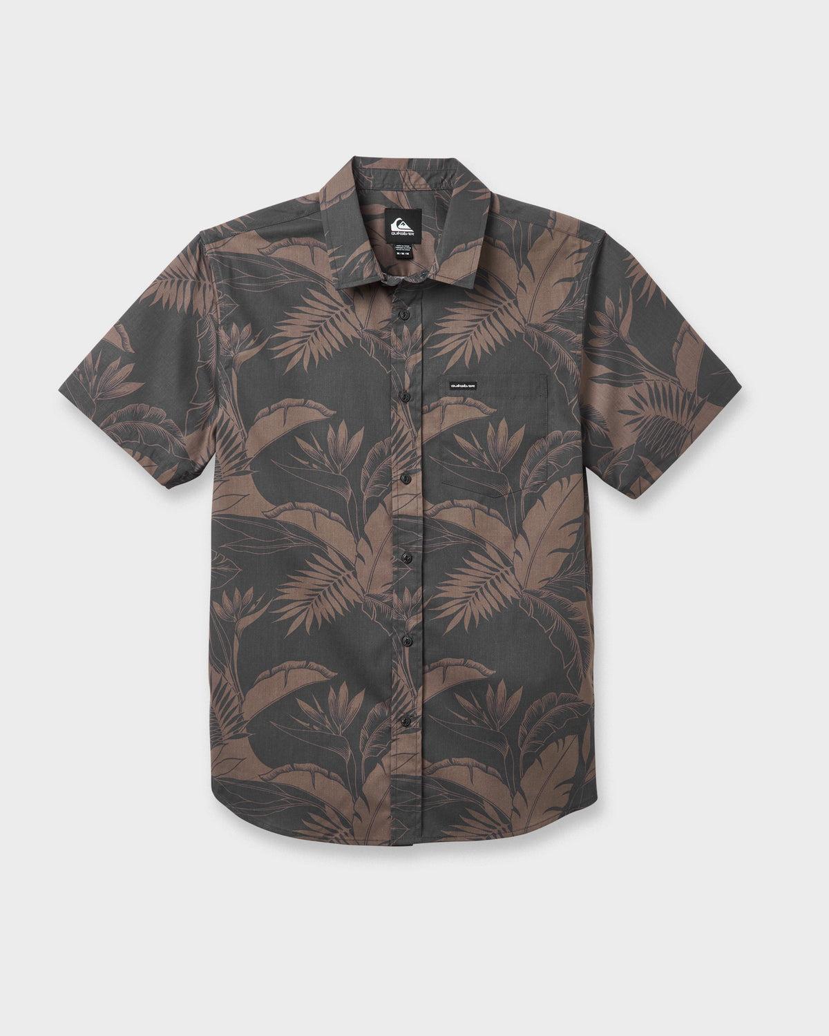 Kahanu Classic Short Sleeve Shirt - Black | Quick SilverTrending