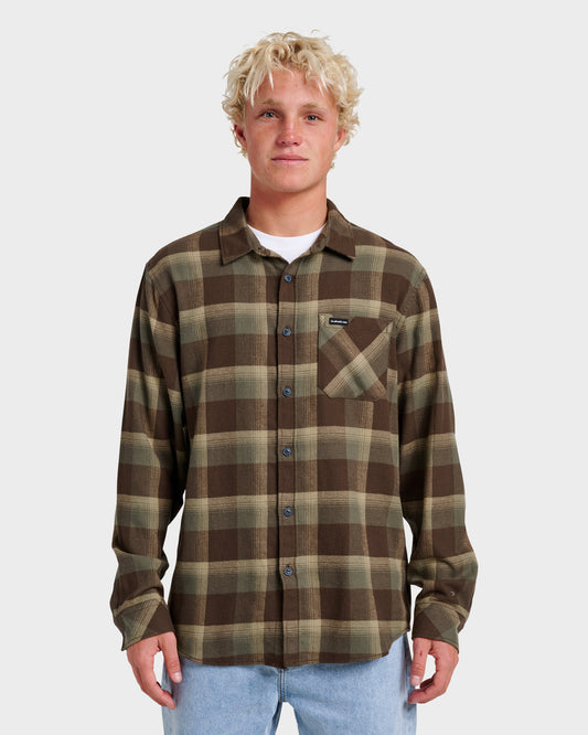 Penmar Check Flannel Shirt - Chocolate Brown | Quick SilverBest Price