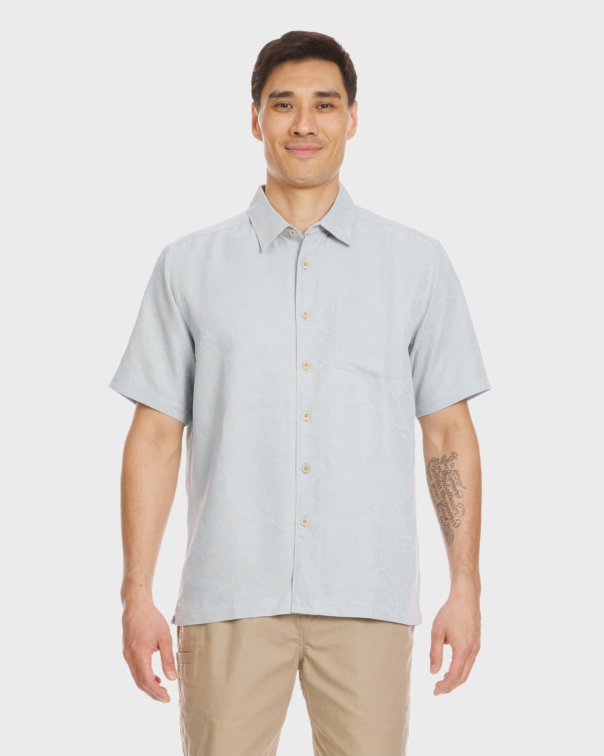 Waterman Island Jungle Shirt - Cool Blue | Quick SilverTrending
