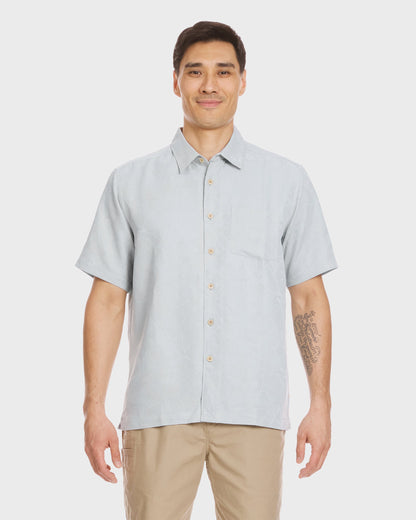 Waterman Island Jungle Shirt - Cool Blue | Quick SilverTrending