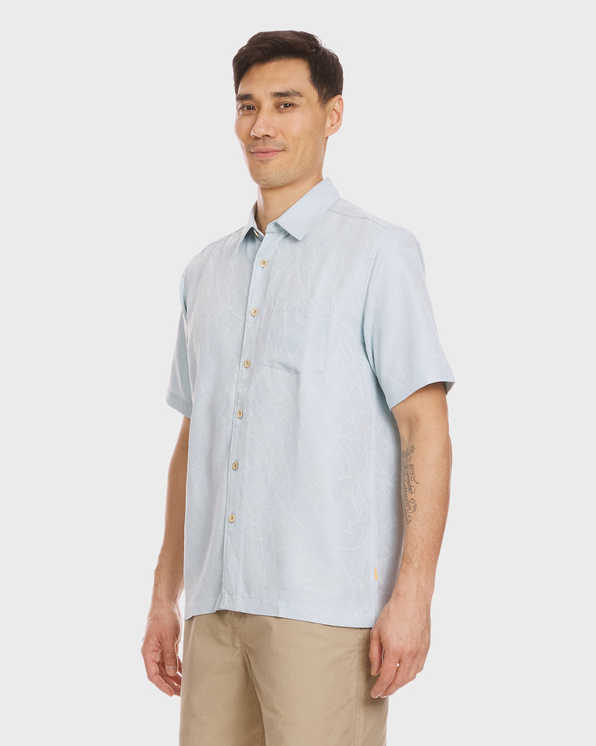 Waterman Island Jungle Shirt - Cool Blue | Quick SilverTrending
