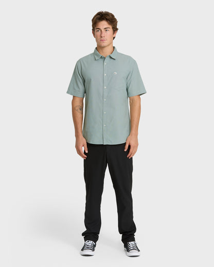 Shoreline Classic Short Sleeve Shirt - Herb | Quick SilverCustomer Favorite