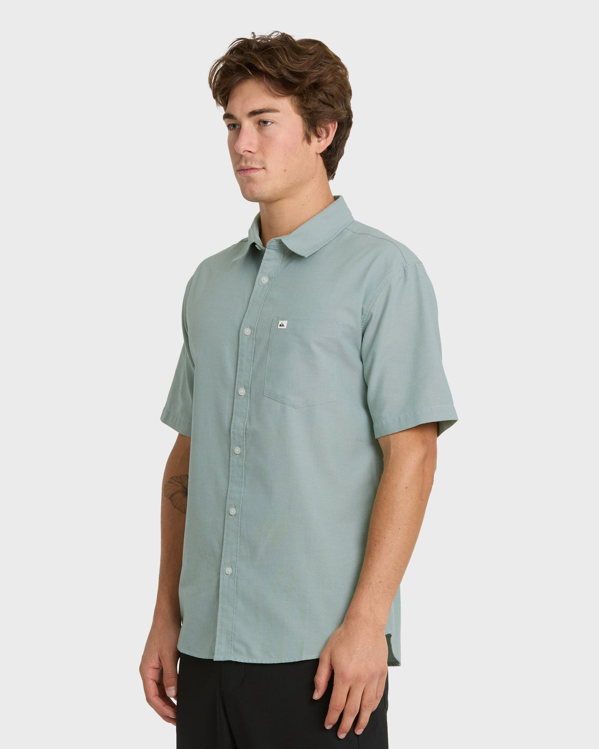 Shoreline Classic Short Sleeve Shirt - Herb | Quick SilverCustomer Favorite