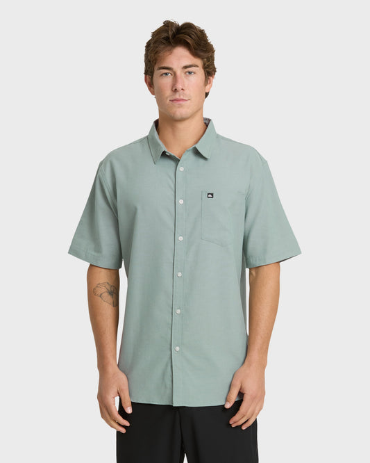 Shoreline Classic Short Sleeve Shirt - Chinois Green | Quick SilverExclusive